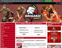 Tablet Screenshot of hockeybreganze.com